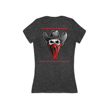 Load image into Gallery viewer, Women's Jersey Short Sleeve Deep V-Neck Tee 2