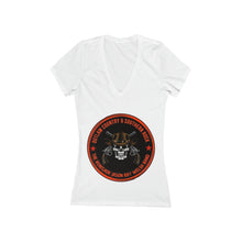 Load image into Gallery viewer, Women's Jersey Short Sleeve Deep V-Neck Tee