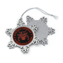Load image into Gallery viewer, Pewter Snowflake Ornament