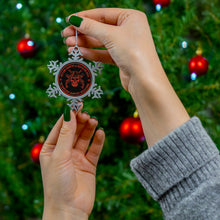 Load image into Gallery viewer, Pewter Snowflake Ornament
