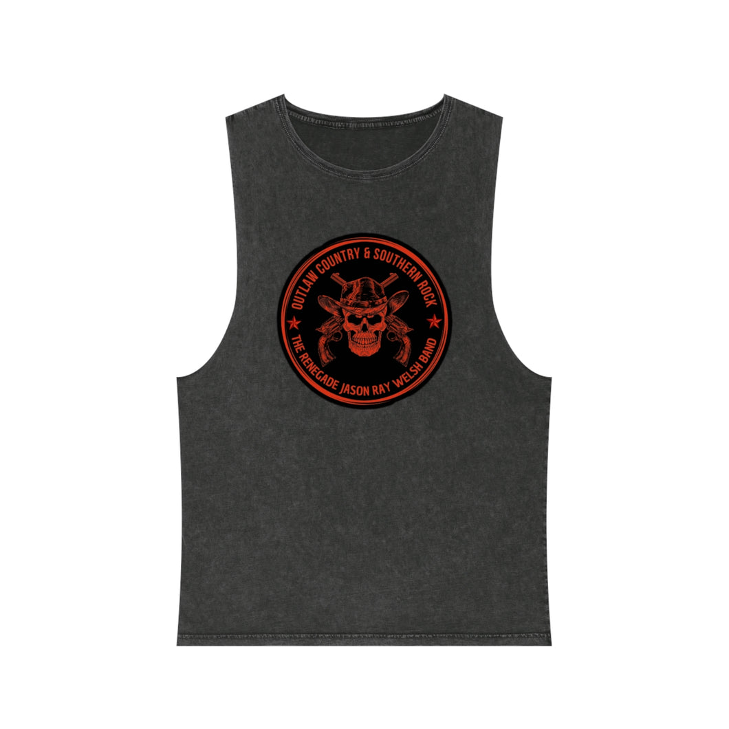 Unisex Stonewash Tank Top